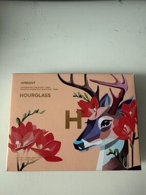 Hourglass Ambient Lighting Palette — Peach with Red Floral Deer Artwork